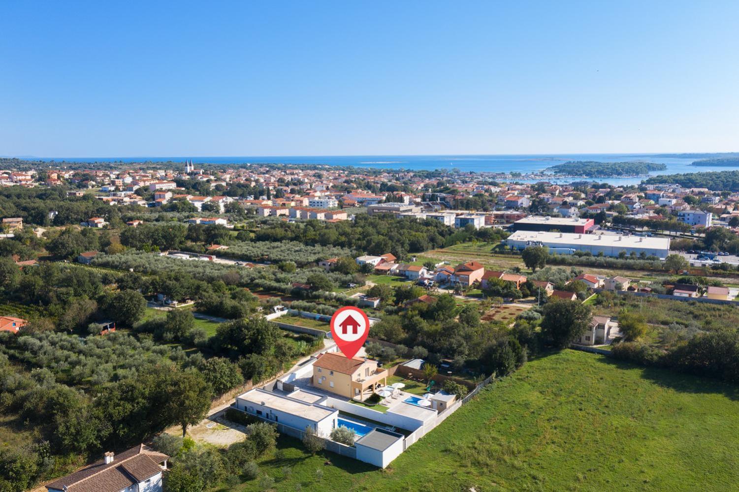 Villa Suhalj Medulin Buitenkant foto
